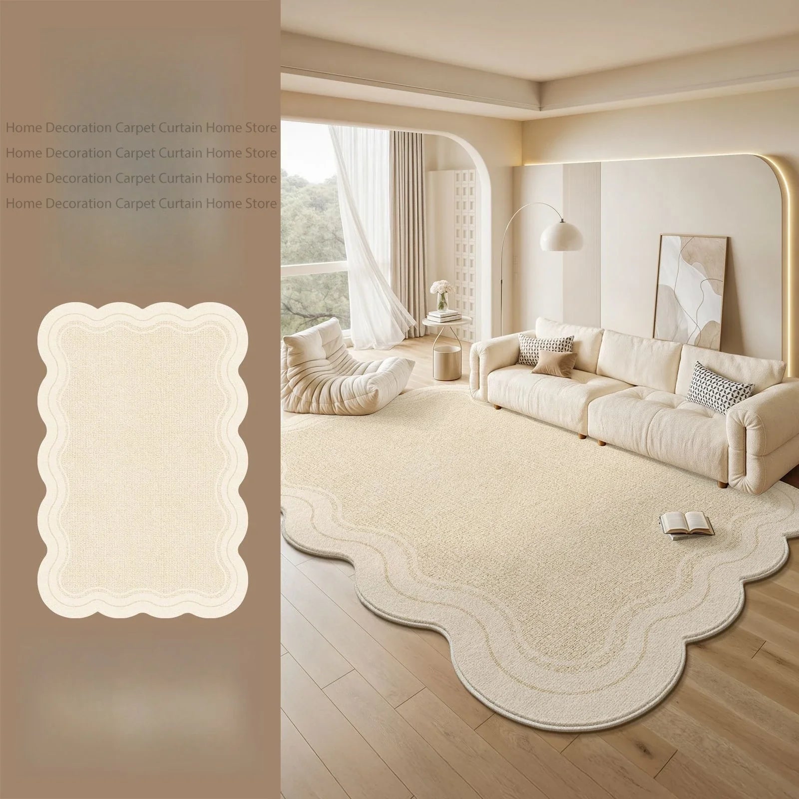 Alfombra Nube - Crema Minimal