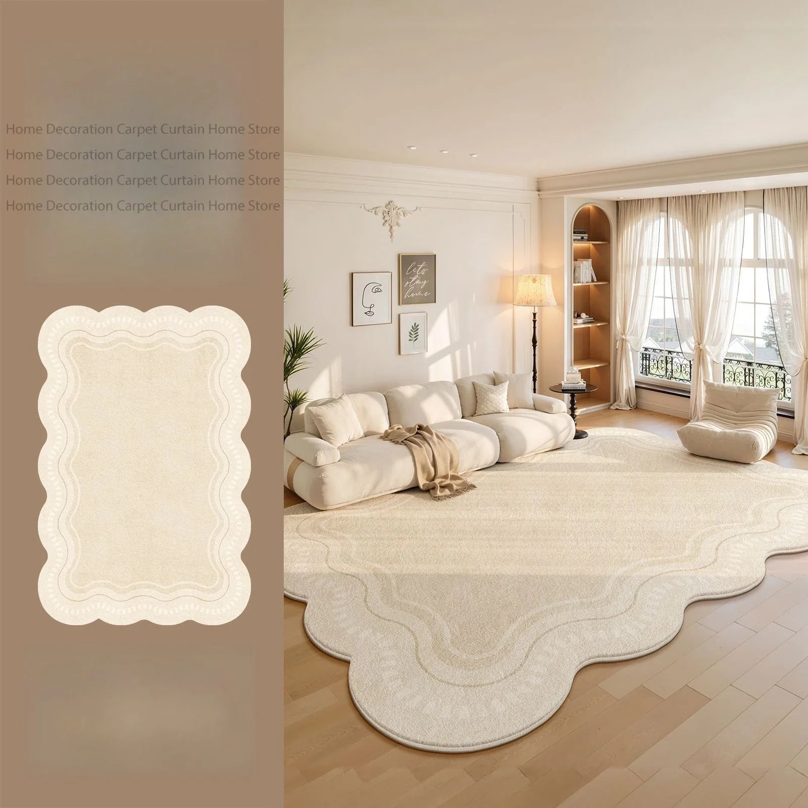 Alfombra Nube - Crema Minimal