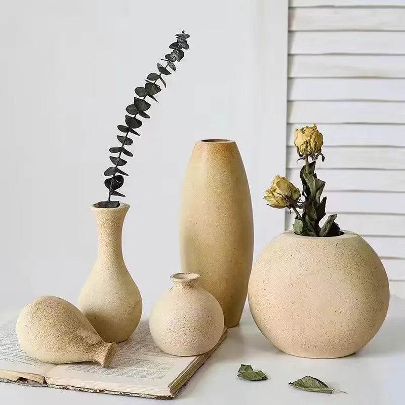 Florero Bruna - Madera Natural