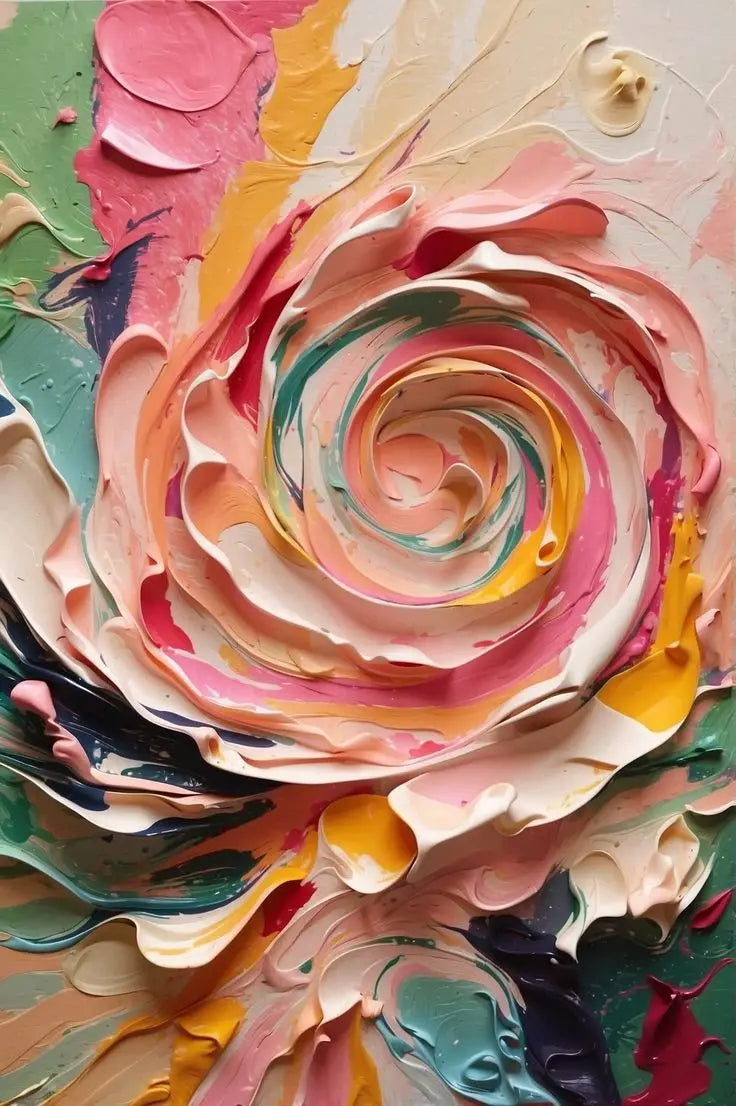 Cuadro Petra - Flor con Textura