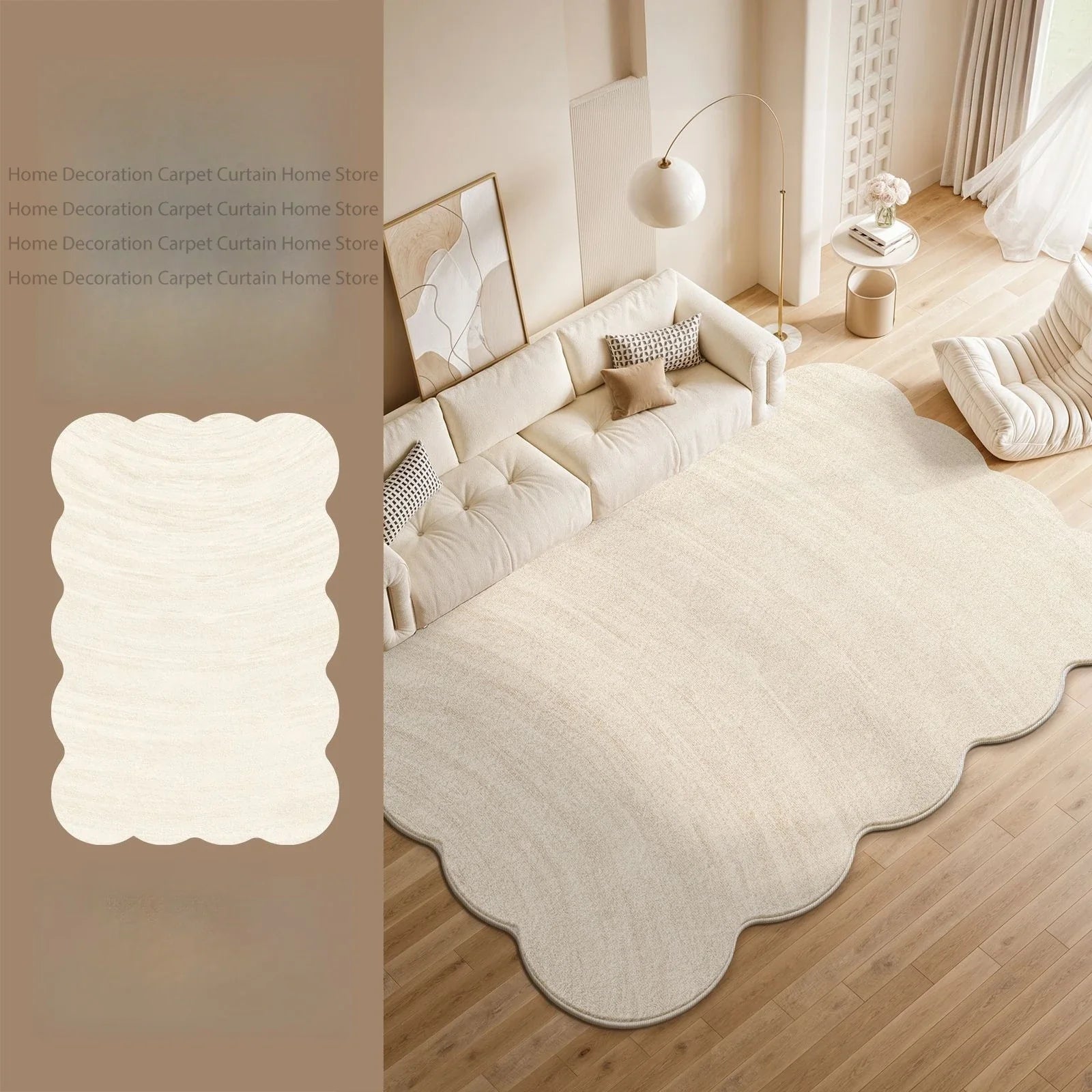 Alfombra Nube - Crema Minimal