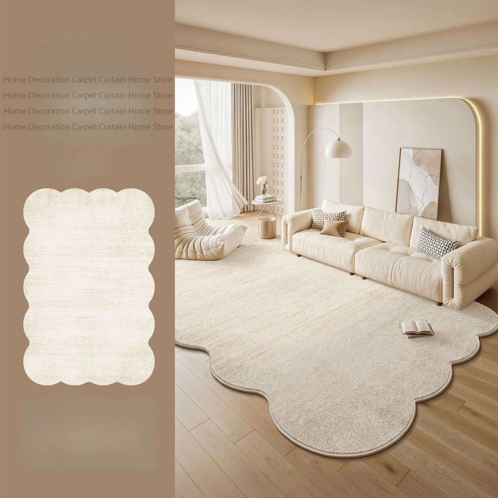 Alfombra Nube - Crema Minimal