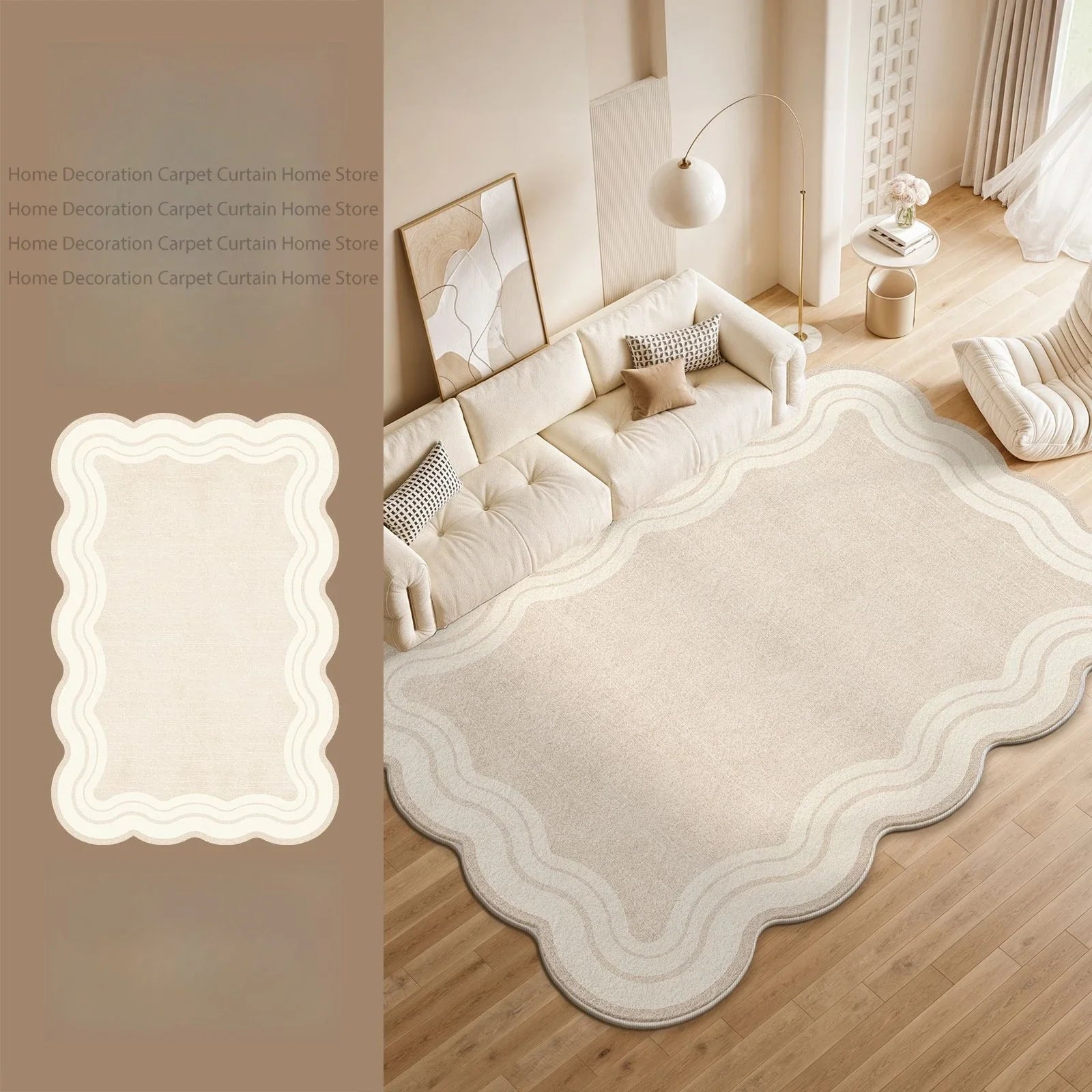 Alfombra Nube - Crema Minimal
